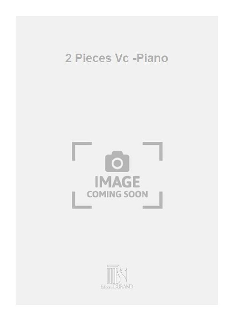 2 Pieces Vc -Piano